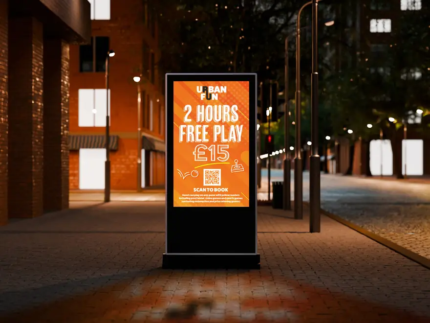 Urban Fun digital totem